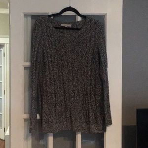 Black and white cozy sweater